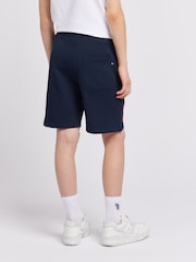 U.S. Polo Assn. Blue Boys 100% Cotton Player 3 Sweat Shorts - Image 2 of 7