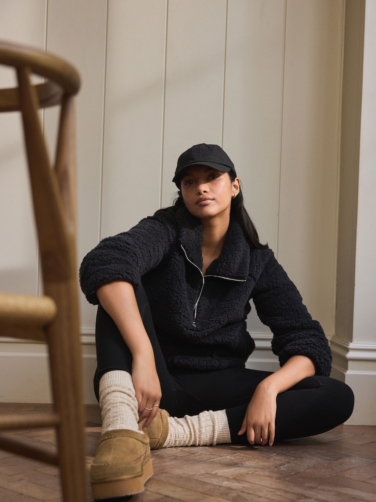 Black Borg Half Zip Jacket - Image 2 of 9