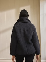 Black Borg Half Zip Jacket - Image 4 of 9