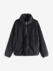 Black Borg Half Zip Jacket - Image 7 of 9