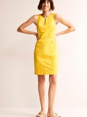 Boden Yellow Helena Chino Short Dress - Image 4 of 5