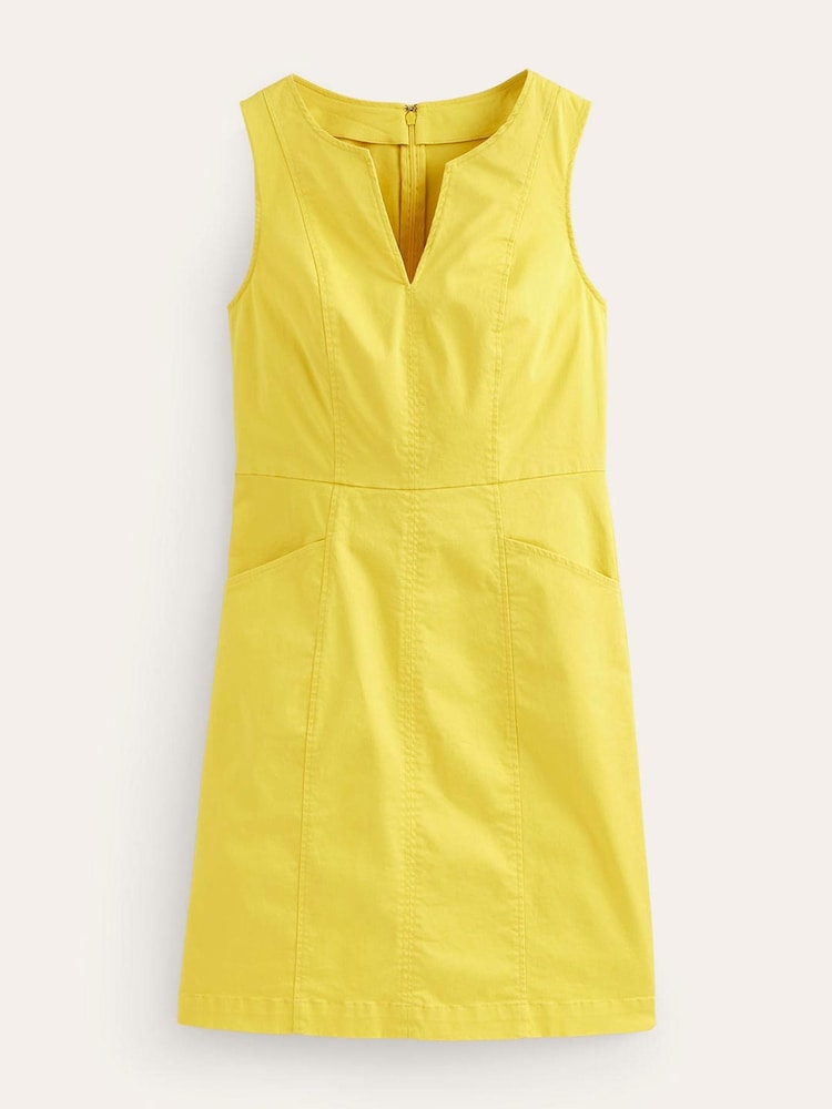 Boden Yellow Helena Chino Short Dress - Image 5 of 5