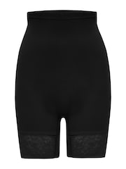 Pour Moi Black Effortless Tummy Control Thigh Slimmer Shapewear - Image 4 of 4