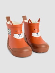 JoJo Maman Bébé Cosy Lined Fox Ankle Wellies - Изображение 1 из 4