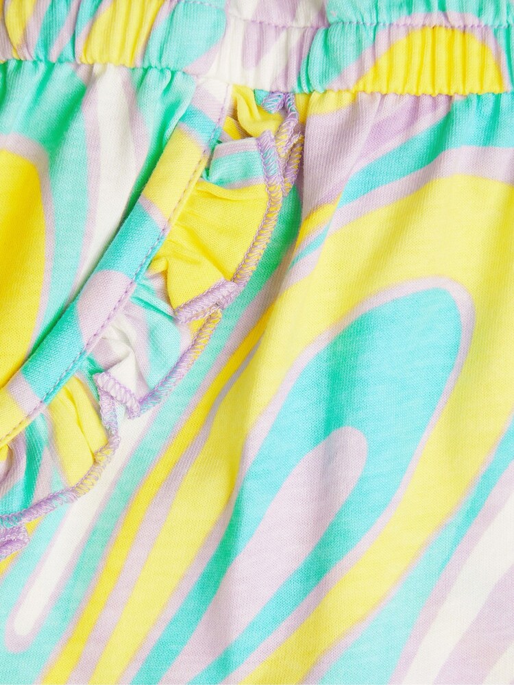 Monsoon Green Crazy Wave 100% Cotton Playsuit - Image 2 of 2