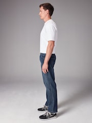 Blue Vintage Straight Fit Classic Stretch Jeans - Image 3 of 12