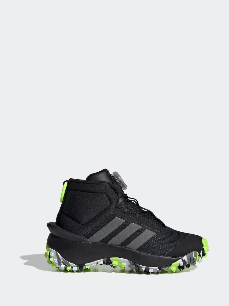 adidas Terrex Black Fortatrail Kids Trainers - Image 1 of 10