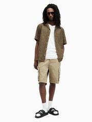 AllSaints Green Pueblo Short Sleeve Shirt - Image 6 of 7