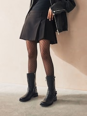 Black Diamond Pattern Tights 1 Pack - Image 1 of 3