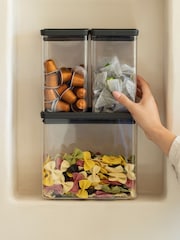 Brabantia Dark Grey Stackable Canisters 2 x 1.6L And 1 x 3.5L - Image 6 of 6