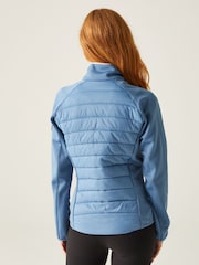 Regatta Blue Womens Clumber Hybrid V Walking Jacket - Image 2 of 9