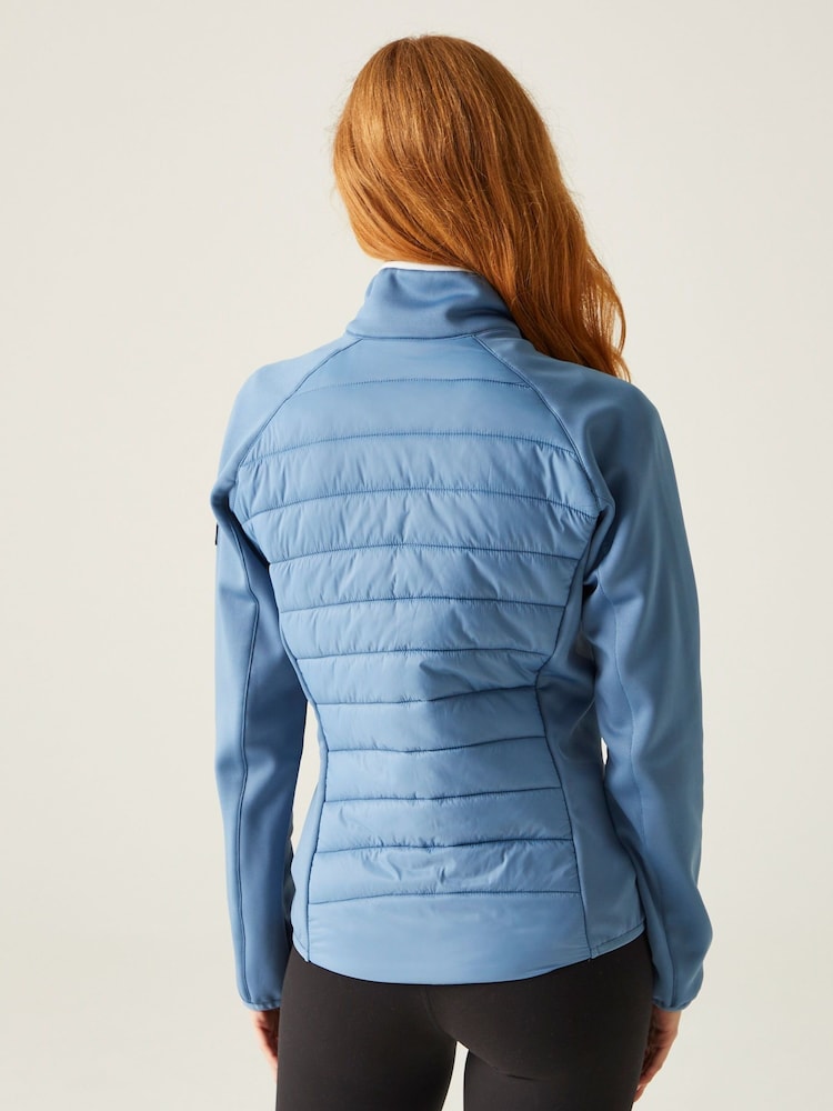 Regatta Blue Womens Clumber Hybrid V Walking Jacket - Image 2 of 9