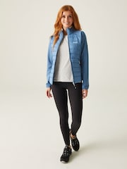 Regatta Blue Womens Clumber Hybrid V Walking Jacket - Image 3 of 9