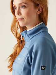 Regatta Blue Womens Clumber Hybrid V Walking Jacket - Image 5 of 9
