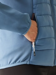Regatta Blue Womens Clumber Hybrid V Walking Jacket - Image 6 of 9