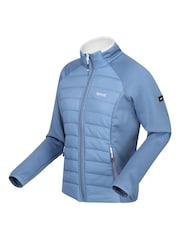 Regatta Blue Womens Clumber Hybrid V Walking Jacket - Image 7 of 9