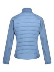 Regatta Blue Womens Clumber Hybrid V Walking Jacket - Image 9 of 9