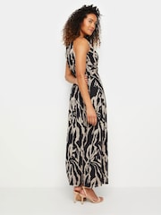 M&Co Brown Mesh Halterneck Dress - Image 4 of 6