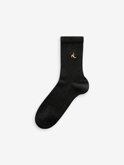 Yoga Embroidered Motif Ankle Socks 4 Pack - Image 3 of 5