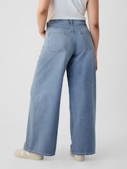 Azul claro - Vaqueros baggy de tiro medio con diseño ultrasuave de Gap - Imagen 5 de 7