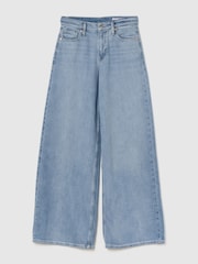 Azul claro - Vaqueros baggy de tiro medio con diseño ultrasuave de Gap - Imagen 6 de 7