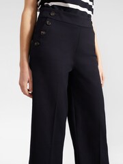 Hobbs Blue Simone Crop Trousers - Image 6 of 7