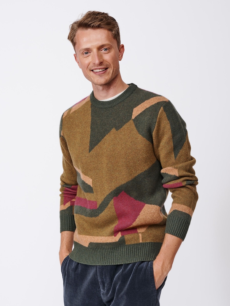 Aubin Hubbert Crew Neck Jumper - Image 1 of 7 Aubin Hubbert Crew Neck Jumper - Image 1 of 7