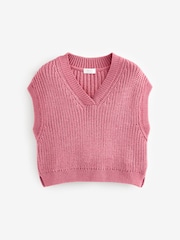 Pink Knitted Tank (3-16yrs) - Image 4 of 7