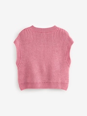 Pink Knitted Tank (3-16yrs) - Image 5 of 7
