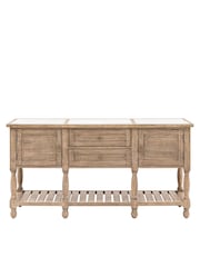 Gallery Home Natural Eastfield 2 Drawer 2 Door Sideboard - Image 4 of 6