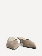 Linzi Natural Marissa Mule Court Heels - Image 3 of 5