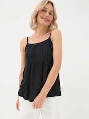FatFace Sloane Black Cami Vest - Image 1 of 5