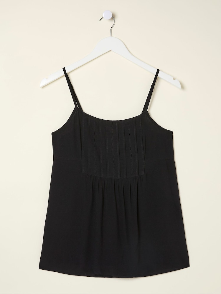 FatFace Sloane Black Cami Vest - Image 5 of 5