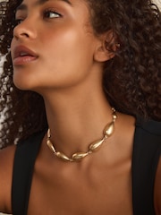 Gold Tone Teardrop Necklace - Image 1 of 5