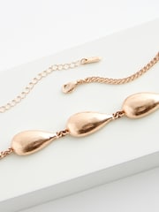 Gold Tone Teardrop Necklace - Image 5 of 5