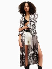 AllSaints White Carine Sierra Kimono Cover-Up - Image 3 of 7