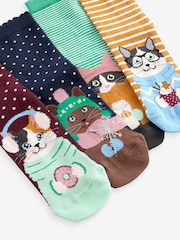 Winter Cats Ankle Socks 4 Pack - Image 6 of 6