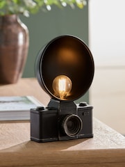 Bronze Vintage Camera Rechargeable Feature Wireless Light - Image 1 of 6