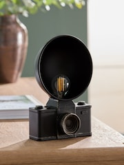Bronze Vintage Camera Rechargeable Feature Wireless Light - Image 2 of 6