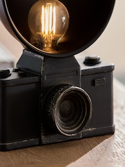 Bronze Vintage Camera Rechargeable Feature Wireless Light - Image 3 of 6
