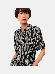 Whistles Bamboo Shoots Edina Black Jumpsuit - Image 4 of 5
