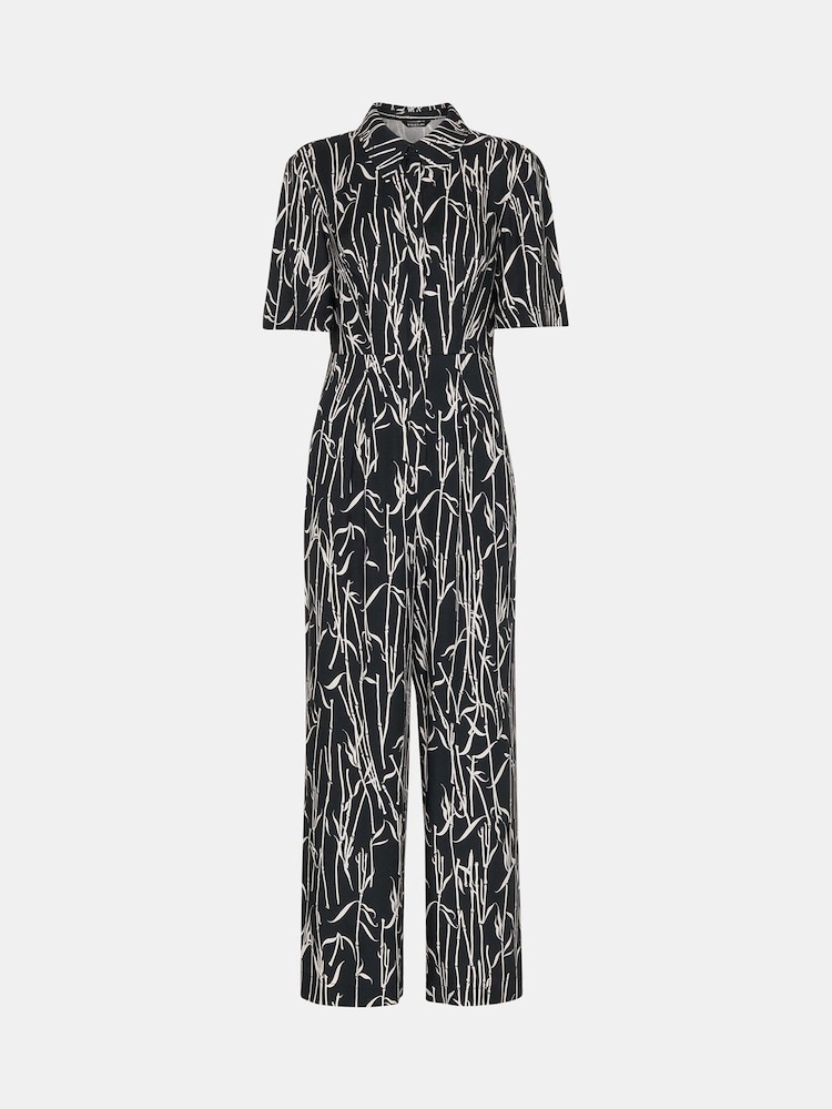 Whistles Bamboo Shoots Edina Black Jumpsuit - Image 5 of 5