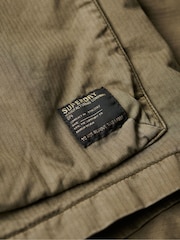 Superdry Green 100% Cotton Military M65 Lightweight Jacket - Image 4 of 5