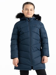 Dare 2b Girls Striking III Hooded Long Line Jacket - Image 1 of 6