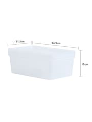 Wham Clear Set of 10 Studio 9L Shoe Box & Lid - Image 6 of 6