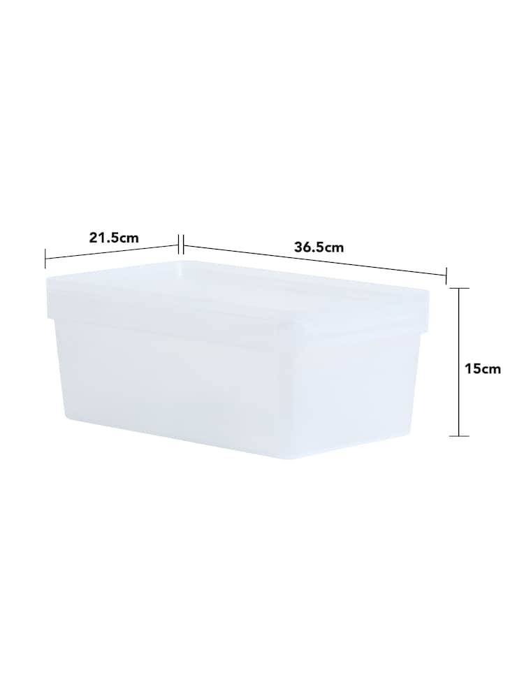 Wham Clear Set of 10 Studio 9L Shoe Box & Lid - Image 6 of 6