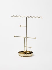 Oliver Bonas Gold Metal Wiggle Metal Jewellery Stand - Image 2 of 4