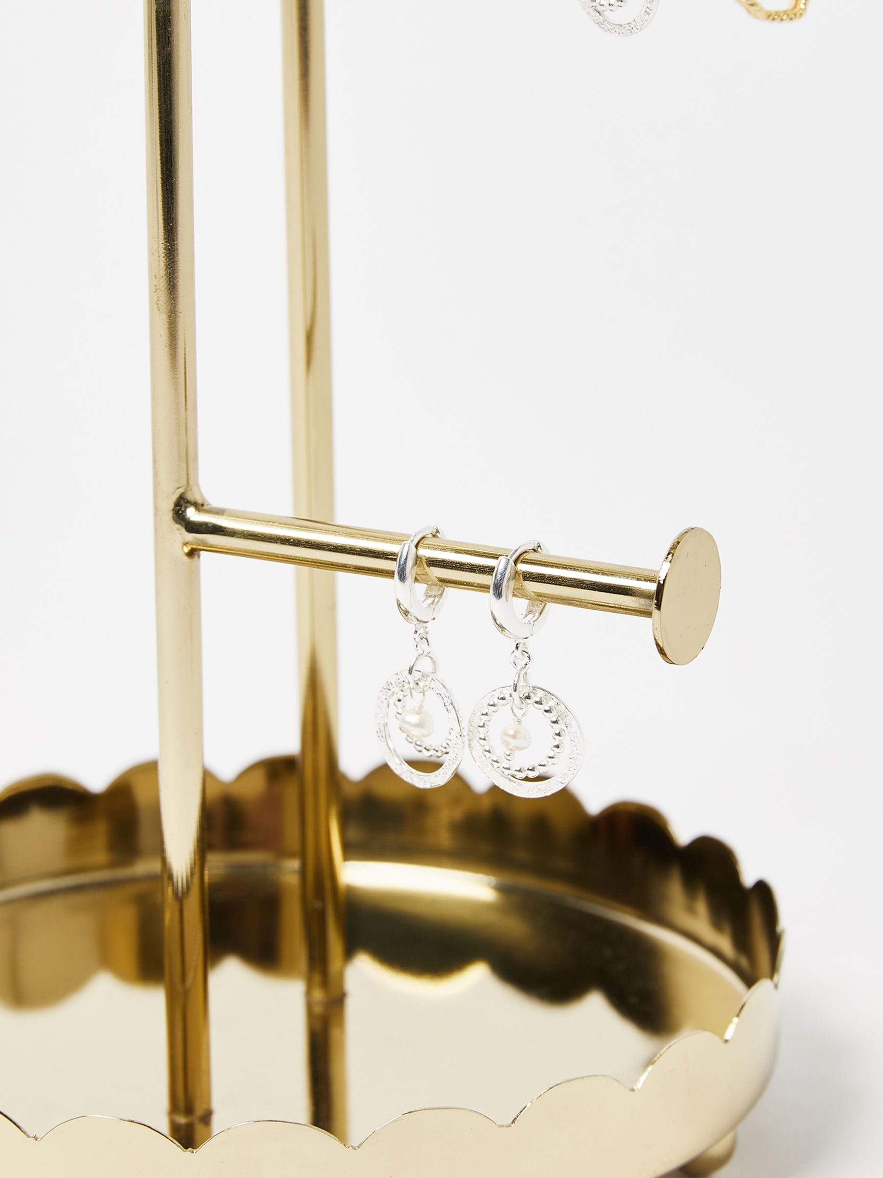 Buy Oliver Bonas Gold Metal Wiggle Metal Jewellery Stand from the Next UK online shop