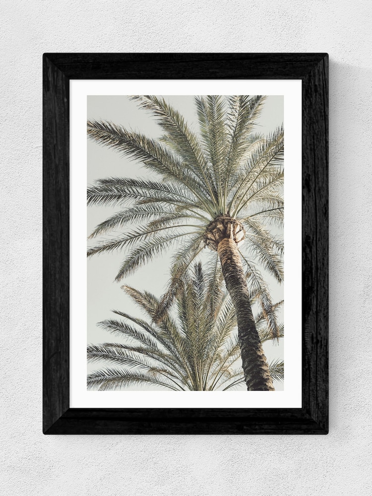 East End Prints Black Palm Tree Framed Art Print - Image 1 of 3
