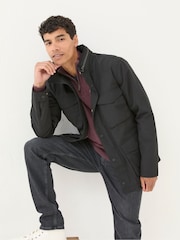 FatFace Truro Black Waterproof Jacket - Image 1 of 5